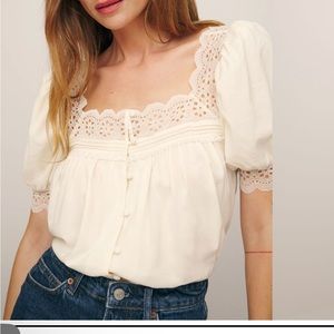 Reformation Wanda blouse xs